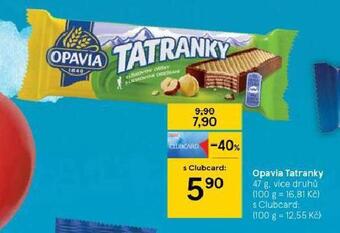 Tesco Opavia tatranky nabídka