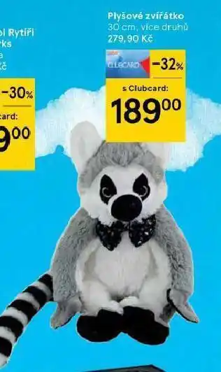 Tesco Plyšové zvířátko nabídka