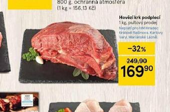 Tesco Hovězí krk podplečí nabídka