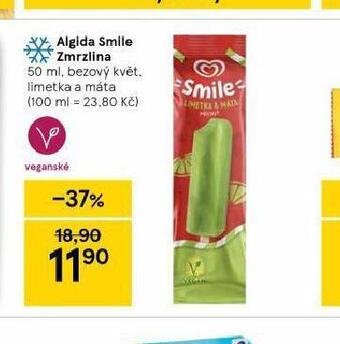 Tesco Algida smile zmrzlina nabídka