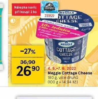 Tesco Meggle cottage cheese nabídka
