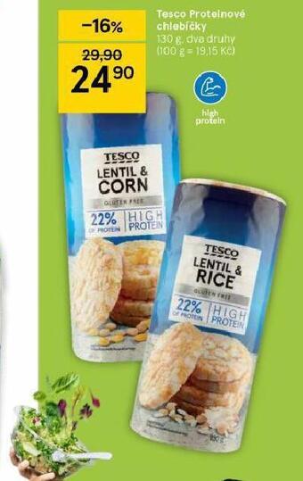 Tesco proteinové chlebíčky