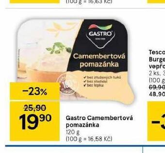 Tesco Camembertová pomazánka nabídka