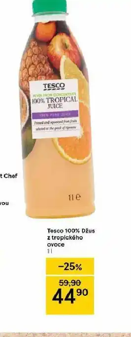 Tesco Tesco 100% džus z tropického ovoce nabídka