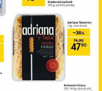 Tesco Adriana těstoviny nabídka