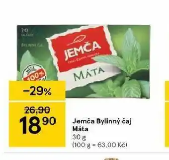 Jemča bylinný čaj máta
