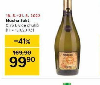 Tesco Mucha sekt nabídka