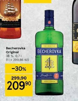 Tesco Becherovka original nabídka