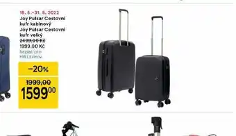 Tesco Joy pulsar cestovní kufr kabinový nabídka