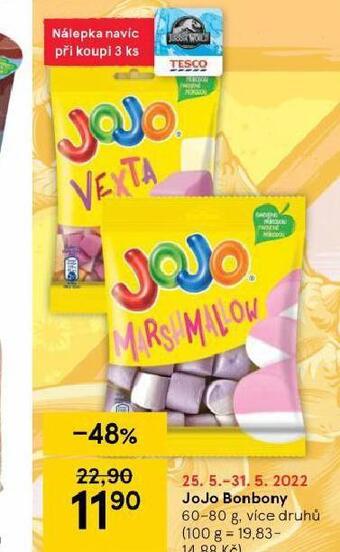 Tesco Jojo bonbony nabídka