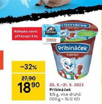 Tesco Pribináček nabídka