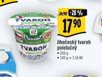 Jip Jihočeský tvaroh polotučný nabídka