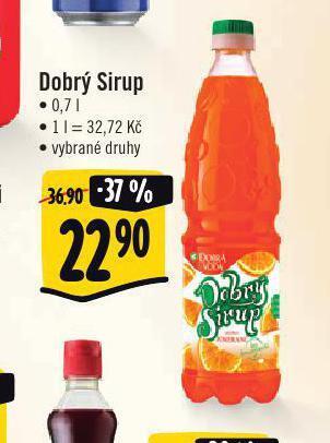 Jip Dobrý sirup nabídka