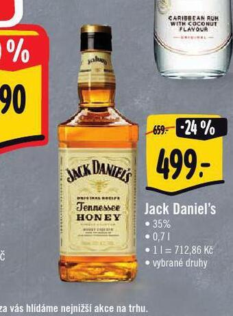 Jip Jack daniel´s nabídka