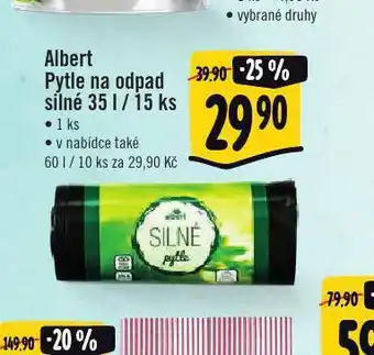 Jip Albefrt pytle na odpad 35l nabídka