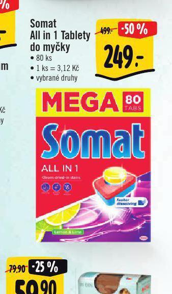 Jip Somat all in 1 tablety do myčky nabídka