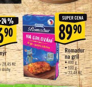 Albert Romadur na gril nabídka