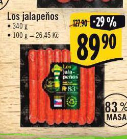 Albert Los jalapeňos nabídka