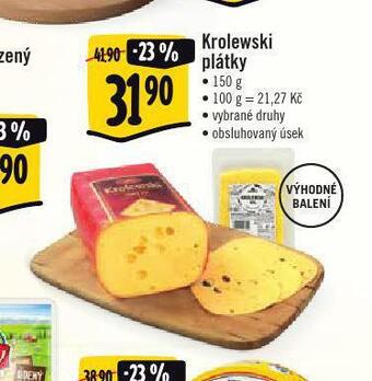 Albert Krolewski plátky nabídka