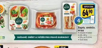 Bagety, sendviče, wrapy