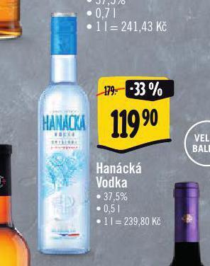 Albert Hanácká vodka nabídka