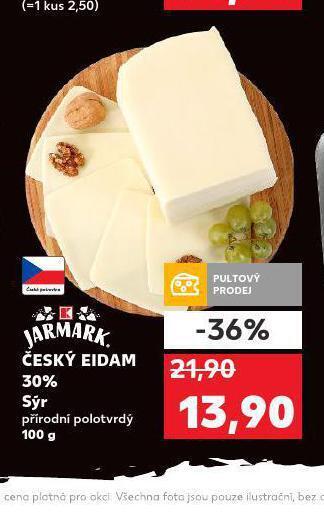 Kaufland Eidam 30% nabídka