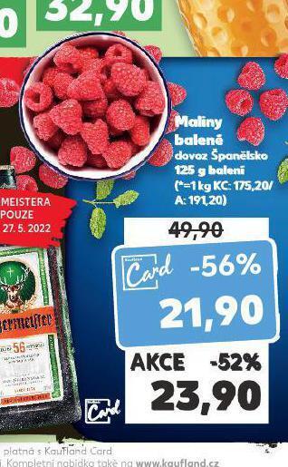 Kaufland Maliny nabídka