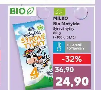 Kaufland Bio matylda sýrové tyčky nabídka