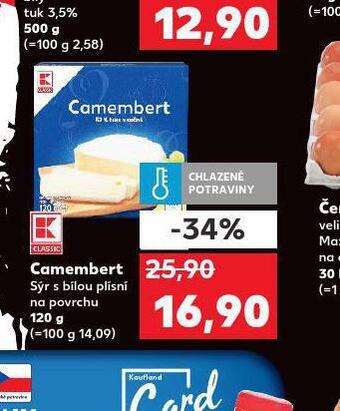 Kaufland Camembert nabídka