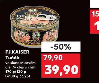 Kaufland F.j.kaiser tuňák nabídka