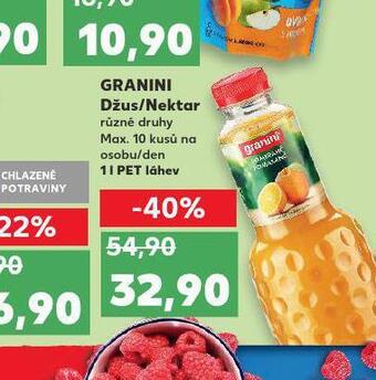 Kaufland Granini nabídka