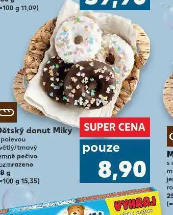 Kaufland Dětský donut miky nabídka