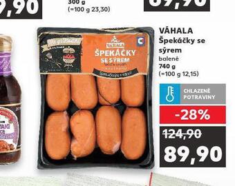 Kaufland Špekáčky se sýrem nabídka