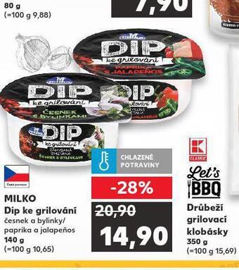 Kaufland Milko dip ke grilování nabídka