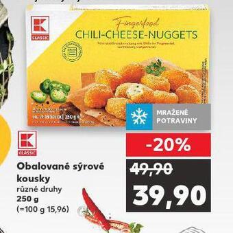 Kaufland Obalované sýrové kousky nabídka