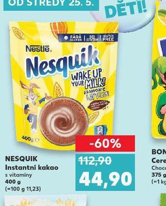 Kaufland Nesquick instantní kakao nabídka