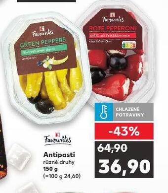 Kaufland Antipasti nabídka