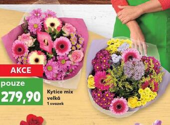 Kaufland Kytice mix velká nabídka