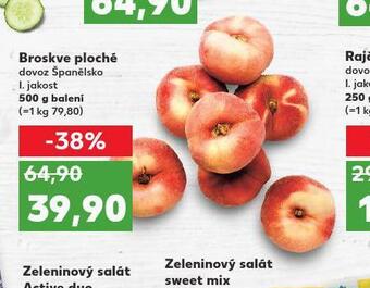Kaufland Broskve ploché nabídka
