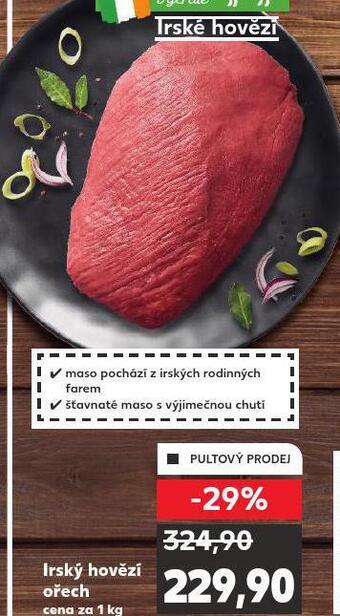 Kaufland Irský hovězí ořech nabídka