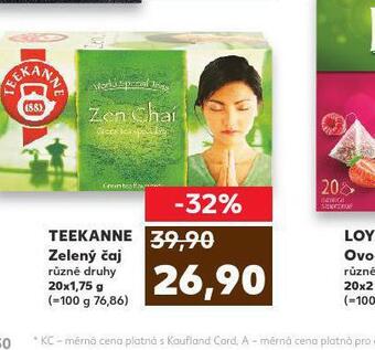 Kaufland Teekanne zelený čaj nabídka