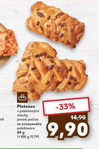 Kaufland Pletenec s pekanovými ořechy nabídka