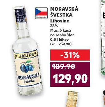 Kaufland Moravská švestka nabídka