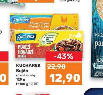 Kaufland Kucharek bujón nabídka