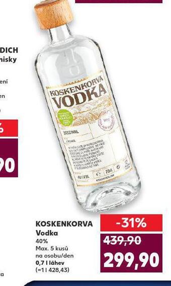Kaufland Koskenkorva vodka nabídka