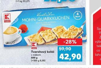 Kaufland Tvarohový koláč nabídka