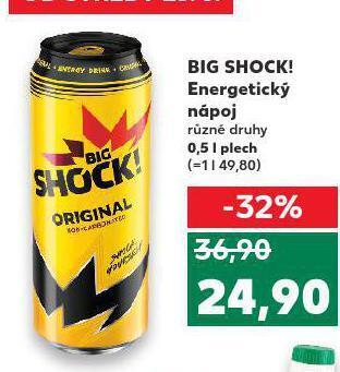 Kaufland Big shock energetický nápoj nabídka