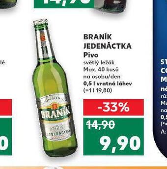 Kaufland Pivo braník 11 nabídka