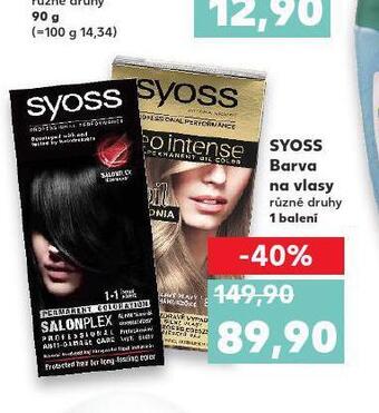 Kaufland Syoss barva na vlasy nabídka