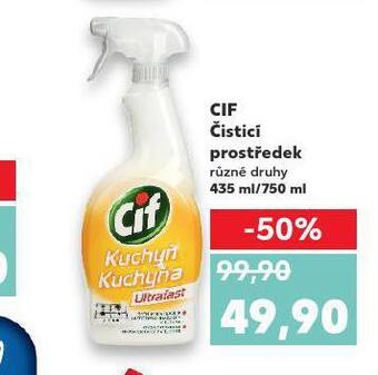 Kaufland Cif čistící prostředek nabídka